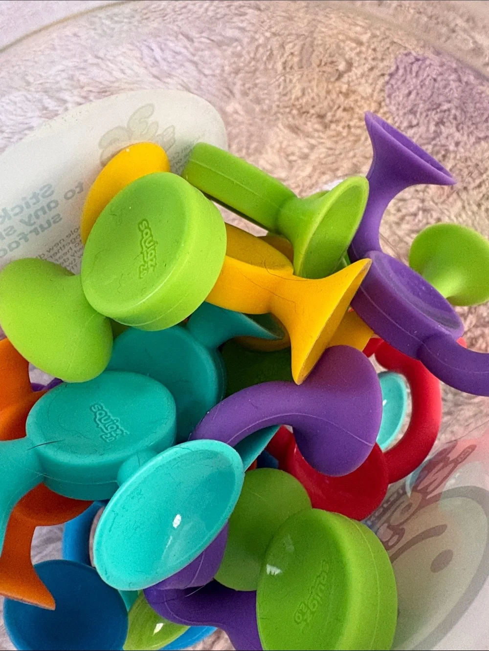 Squigs Fun Little Suckers Toy Set - Multicolor pieces